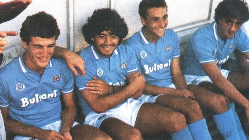 Ciro Ferrara, Maradona, Baiano e Cimmaruta